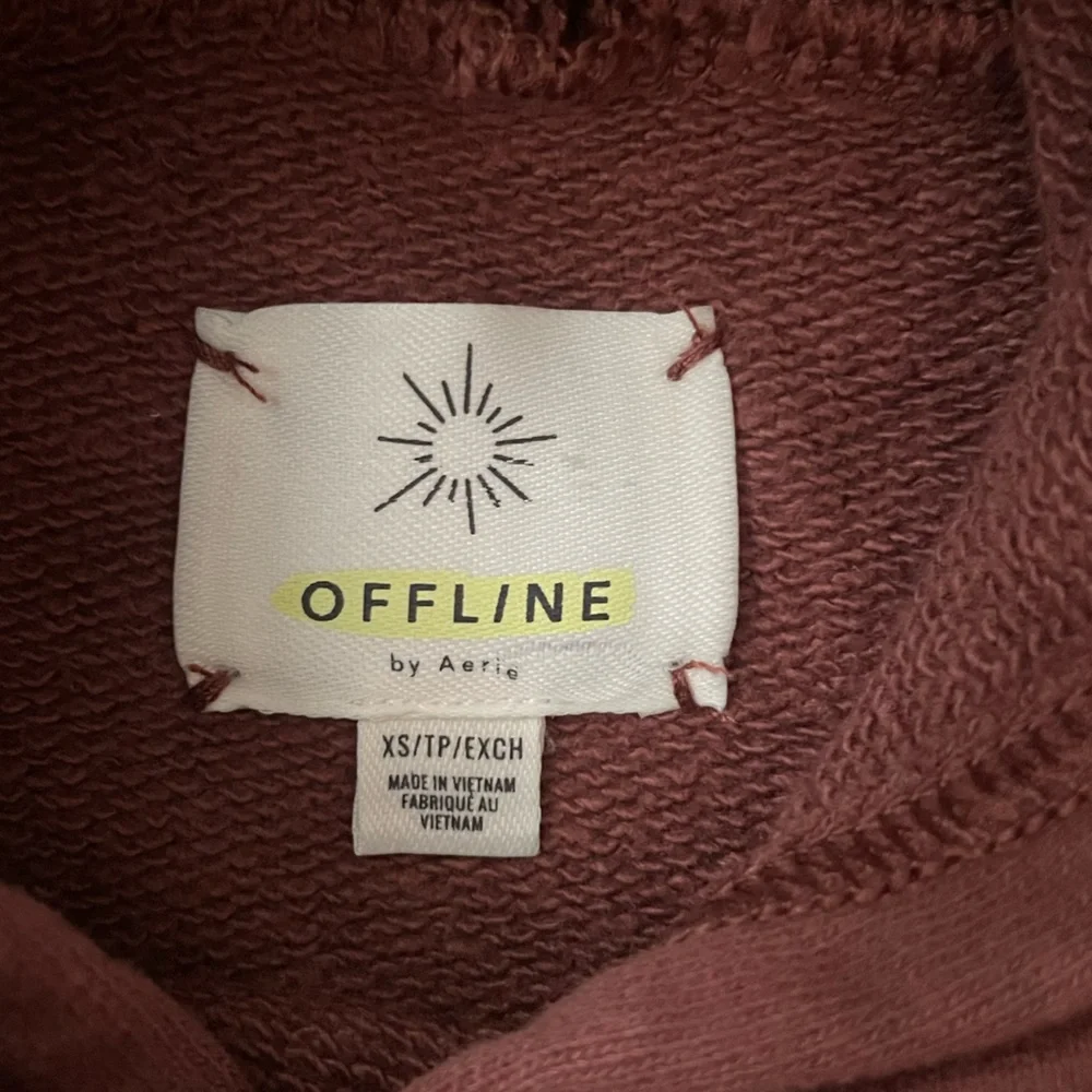 NWT! Offleash by Aerie Burgundy Dog Hoodie